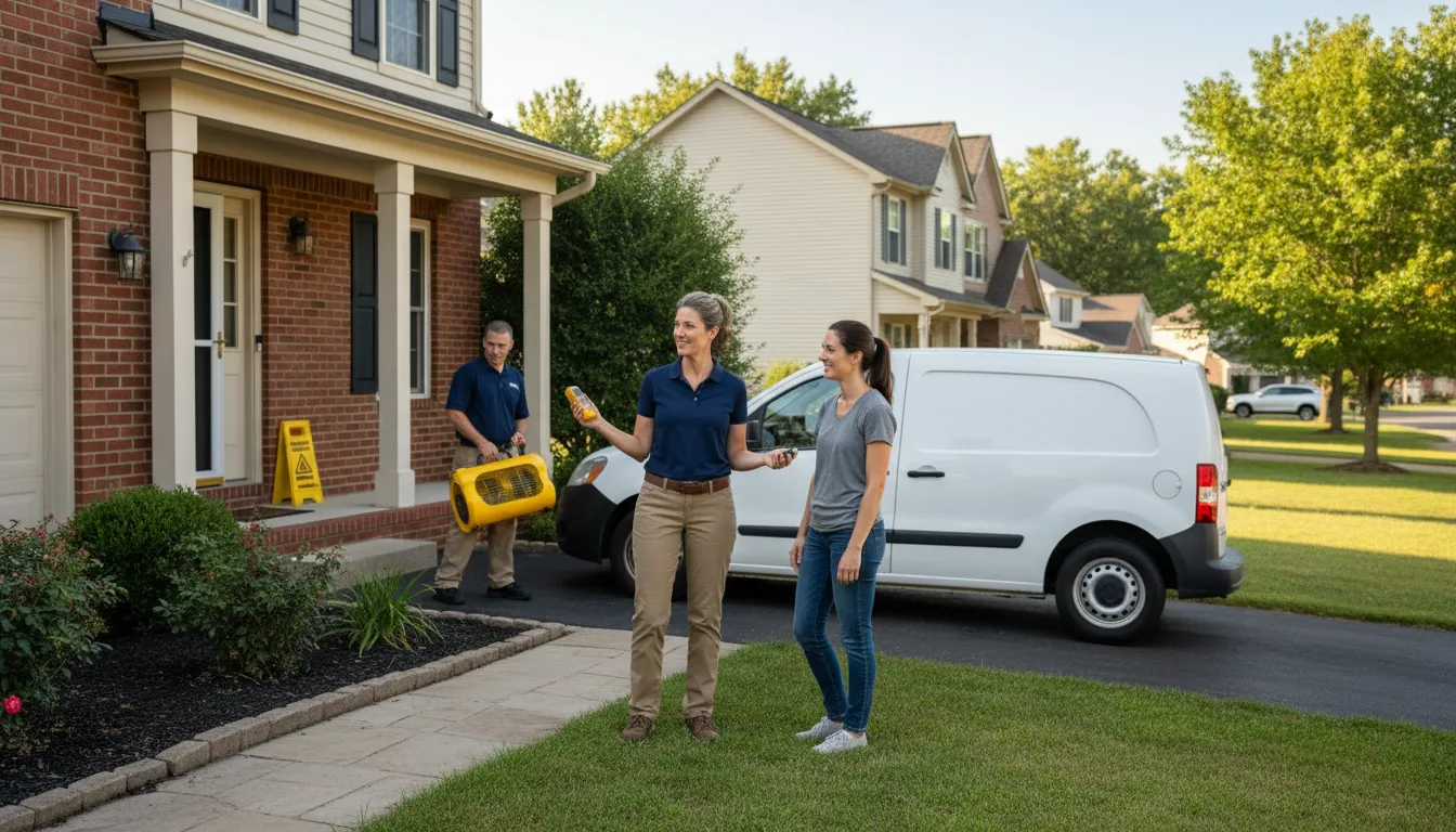 Water restoration image for Mold Remediation in Lawrence Township, NJ